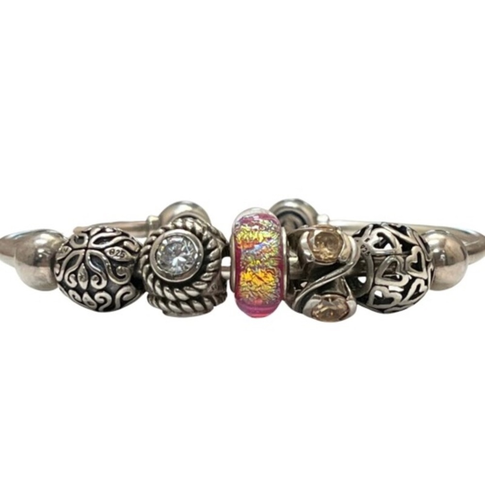 Authentic CHAMILIA Flex Bangle Charm Bracelet